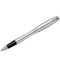 Ручка-Роллер Urban Metro Metallic CT синяя, 0,7мм, корпус металлик, подар.уп.