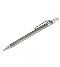 Ручка шариковая автоматическая Arrow, синяя, 0,5мм, алюмин. корпус, ассорти