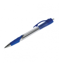 Ручка шариковая автоматическая BL, синяя, 0,7мм, грип