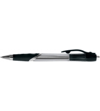 Ручка шариковая автоматическая BL, черная, 0,7мм, грип