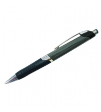 Ручка шариковая автоматическая E-5, черная, 0,7мм, грип
