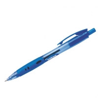 Ручка шариковая автоматическая FUSION, синяя, 0,7мм, грип