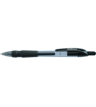 Ручка шариковая автоматическая GRAPHO PLUS, черная, 0,5мм, грип