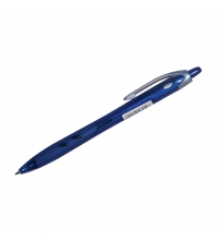 Ручка шариковая автоматическая Rexgrip, синяя, 0,7мм, грип