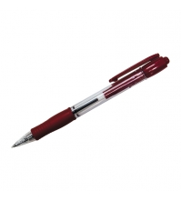 Ручка шариковая автоматическая SUPER GRIP, красная, 0,7мм, красный корпус, грип