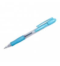 Ручка шариковая автоматическая SUPER GRIP, синяя, 0,7мм, голубой корпус, грип