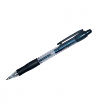 Ручка шариковая автоматическая SUPER GRIP, черная, 0,7мм, черный корпус, грип