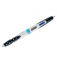 Ручка шариковая автоматическая Twin Tip, 4цв., 1мм, прорезиненный корпус, дисплей