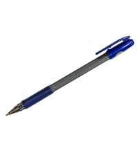 Ручка шариковая BPS, синяя, 1мм, грип