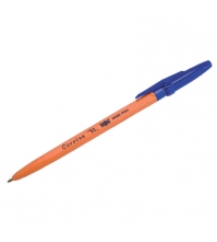 Ручка шариковая Corvina 51, синяя, 1мм, желтый корпус