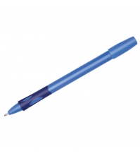 Ручка шариковая LeftRight, для правшей, синяя, 0,8мм, грип, голубой корпус