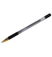 Ручка шариковая MC Gold черная, 0,5мм, грип, штрих-код