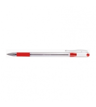 Ручка шариковая Mega Soft, красная, 0,5мм, грип