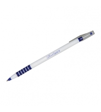 Ручка шариковая OfficeSpace синяя, 0,7мм, белый корпус, на масляной основе