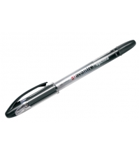 Ручка шариковая OPTIMA, черная, 0,5мм, грип, на масляной основе