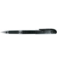 Ручка шариковая S-10, черная, 0,7мм, грип