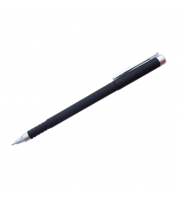 Ручка шариковая Silver black, синяя, 0,5мм, на масляной основе, антискол. корпус