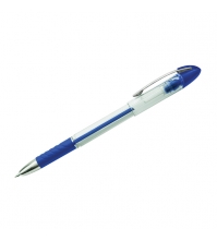 Ручка шариковая SR, синяя, 0,7мм, грип