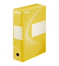 Короб архивный Boxy, картон, 100мм, желтый