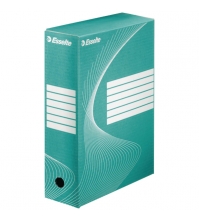 Короб архивный Boxy, картон, 100мм, зеленый