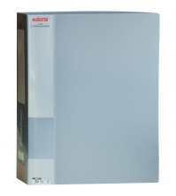 Папка на 2-х кольцах Standard, 25мм, 700мкм, серая