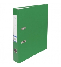 Пaпкa-регистратор OfficeSpace® 50мм, бумвинил, с карманом на корешке, зеленая