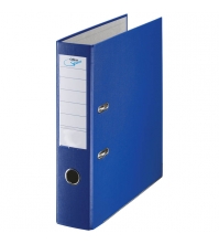 Пaпкa-регистратор OfficeSpace® 70мм, бумвинил, с карманом на корешке, синяя