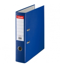 Папка-регистратор Esselte Economy, 75мм, картонная с полипропиленовой пленкой, синяя