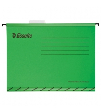 Подвесная папка Pendaflex Plus Foolscap, 240*412мм, картон, 210 г/м3, зеленая