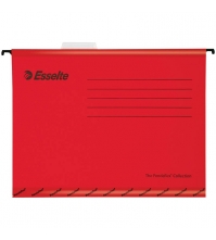 Подвесная папка Pendaflex Plus Foolscap, 240*412мм, картон, 210 г/м3, красная