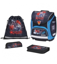 Набор школьника Sporti Plus Transformers (Ранец, сумка д/формы, пенал 17 пр., пенал-косметичка)