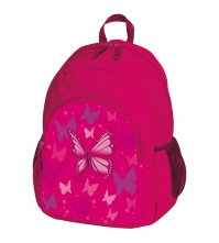 Рюкзак be.bag Pink Butterfly 37*26*14 см, 2 отделения, эргономичная спинка