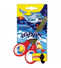 Ножницы детские 13 см Дельфин, европодвес