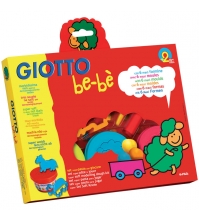 Масса для лепки GIOTTO be-be Super Modelling Dough set 3 цвета*100г + инструменты