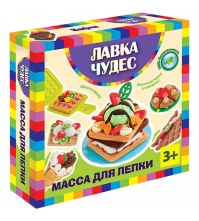 Масса для лепки Вафли 2 цвета*35г+2 цвета*15г