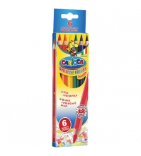 Карандаши Carioca Jumbo 06цв., утолщен. корпус, заточен., европодвес