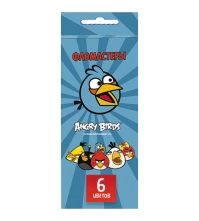 Фломастеры Angry Birds, 06цв., картон. уп., европодвес