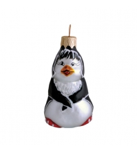 Елочное украшение стеклянное Пингвиненок 9 см