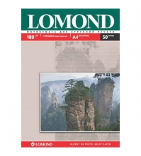 Бумага А4 для стр.принтеров LOMOND 180гр (50л) гл./гл дв.