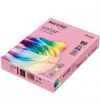 Бумага Maestro Color neon А4, 80г/м2, 100л. (розовый неон)