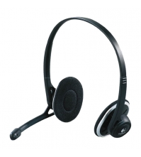 Наушники с микрофоном Logitech USB Headset H330 чёрная (981-000128)