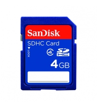 Карта памяти SDHC  4GB Class 4 SanDisk