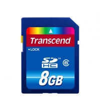 Карта памяти SDHC  8GB class 6 Transcend FlashCard