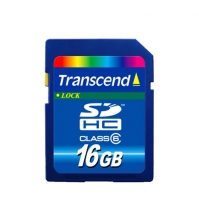 Карта памяти SDHC 16GB class6 Transcend Retail