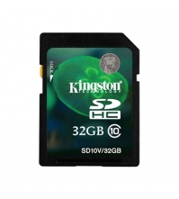 Карта памяти SDHC 32Gb Class 10 Kingston (SD10V/32GB)