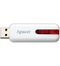 Память APACER USB Flash  8Gb USB2.0 AH326 белый