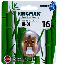 Память Kingmax USB Flash 16Gb UI-07, Сова, коричневый