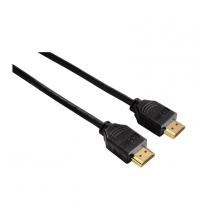 Кабель HDMI 1.4 (m-m), 3.0 м, позолоченные контакты, черный, Hama