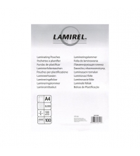 Пленка для ламинирования A4 LAMIREL 216*303мм (100мкм) глянец 100л.