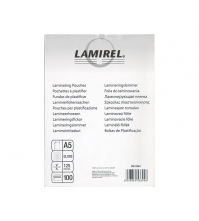 Пленка для ламинирования A5 LAMIREL 154*216мм (100мкм) глянец 100л.